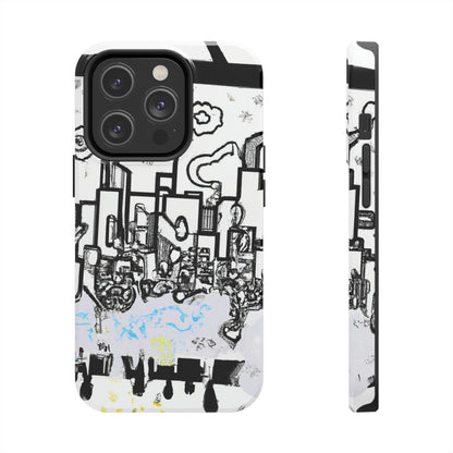 "Ghostly Haze: The Forgotten City". - The Alien Tough Phone Cases