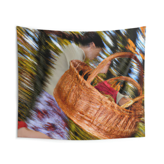 "Autumn Picnic in the Forest" - The Alien Wall Tapestries