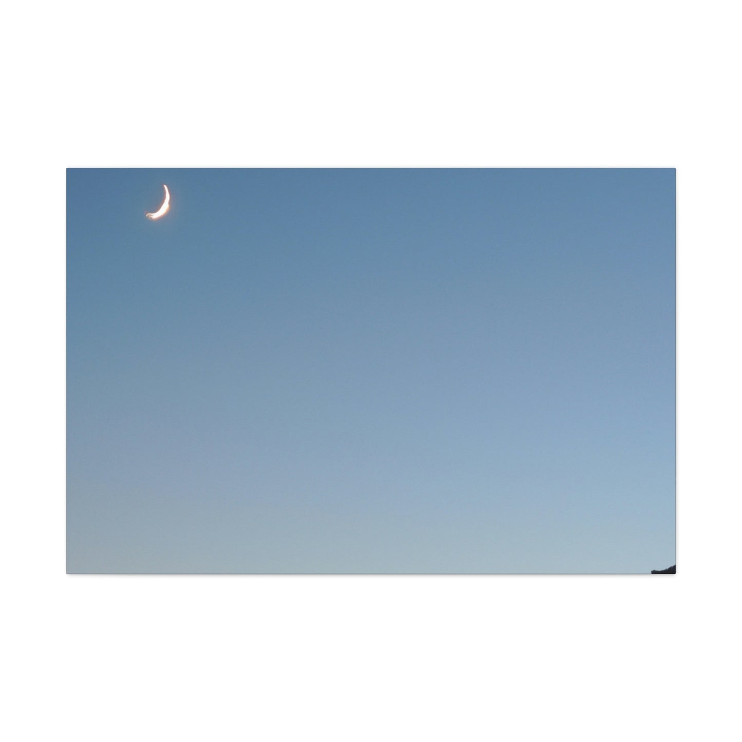 The Crescent Moon in Winter's Shadow - The Alien Canva