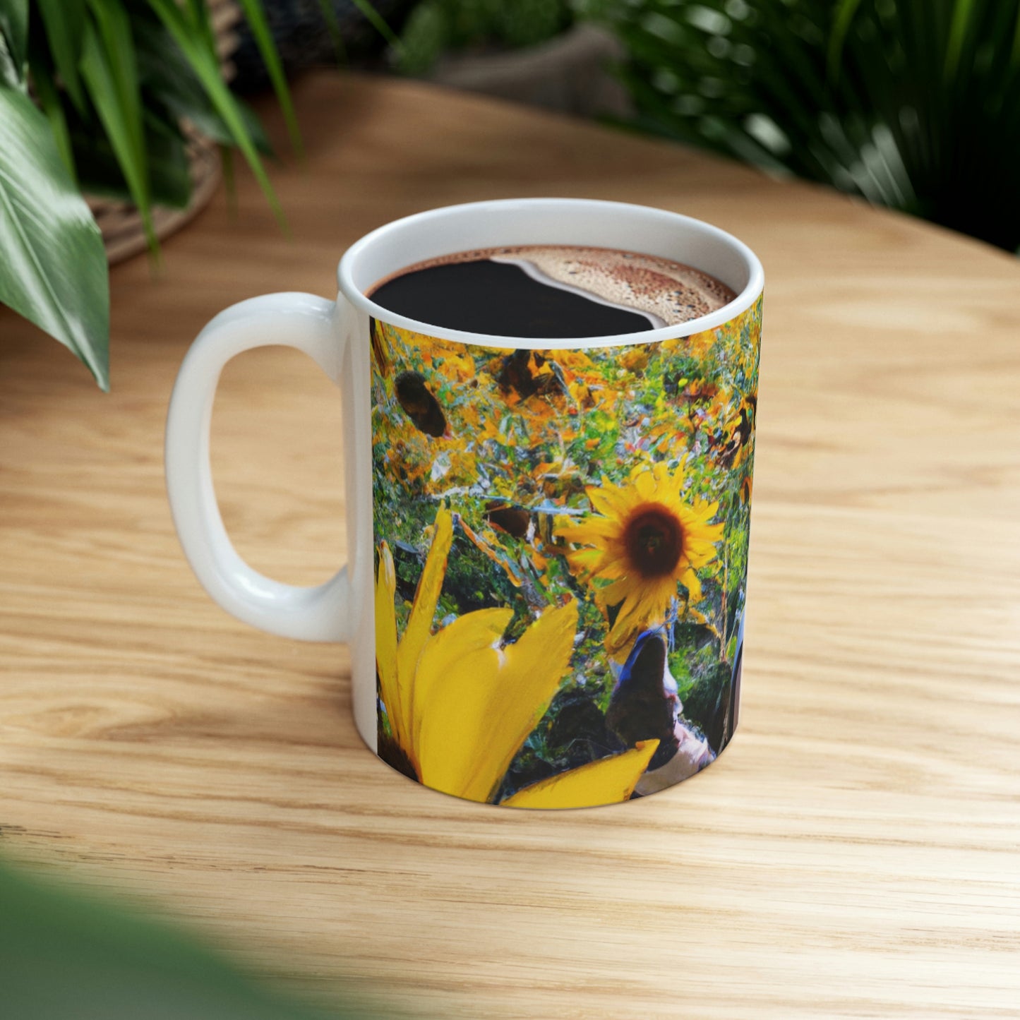 "Robot's Sunshine Joy" - The Alien Ceramic Mug 11 oz