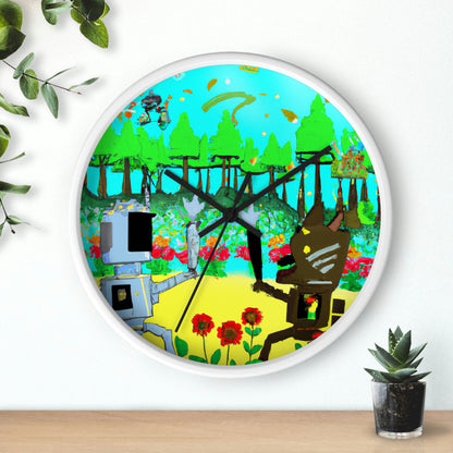 Robo Garden Wars - El reloj de pared alienígena