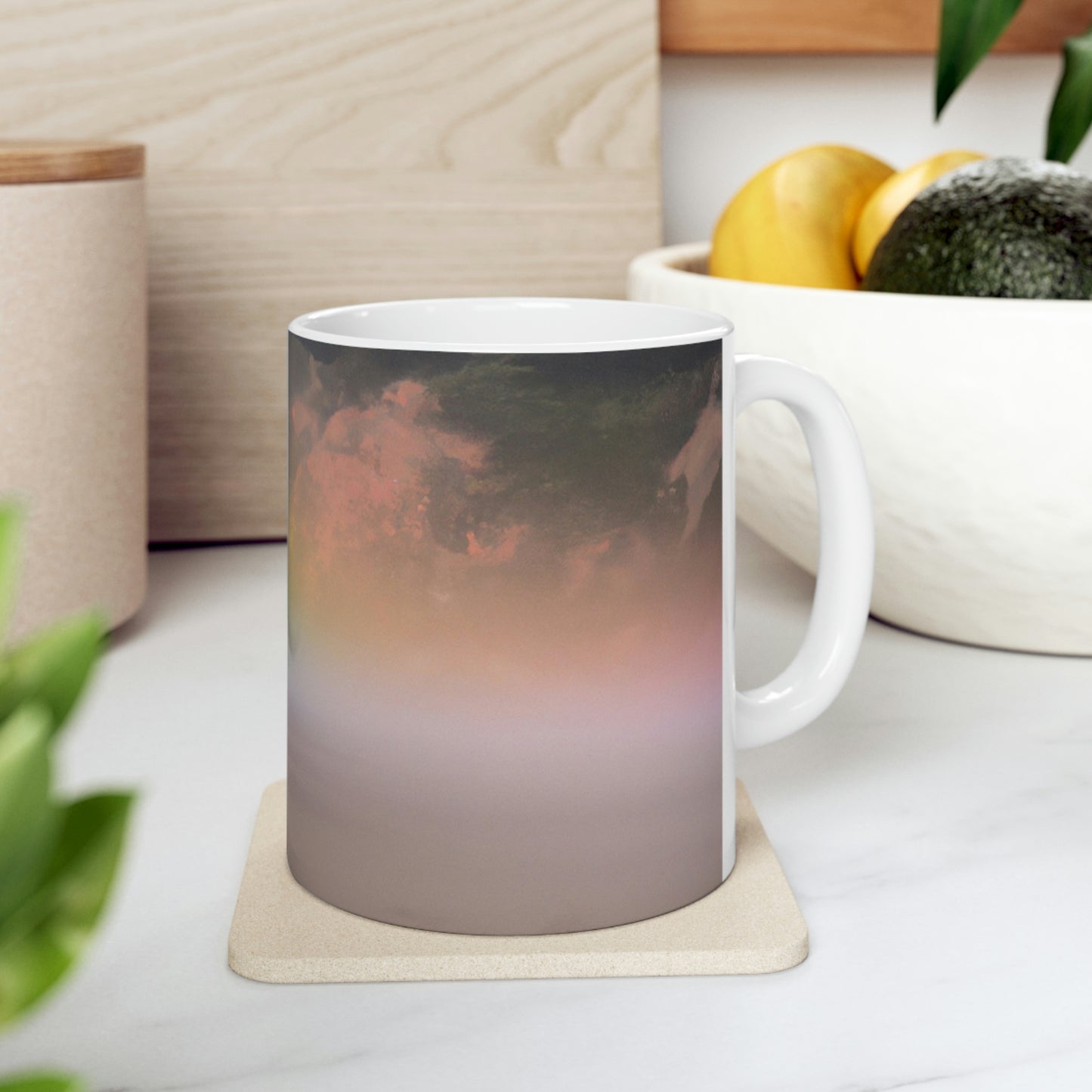 "A Painted Reflection of Solitude" - The Alien Ceramic Mug 11 oz