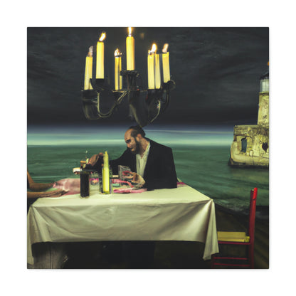 "A Beacon of Romance: An Intimate Candlelit Dinner in a Forgotten Lighthouse" - The Alien Canva