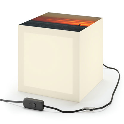 "Serene Sails: A Peaceful Sunset" - The Alien Light Cube Lamp