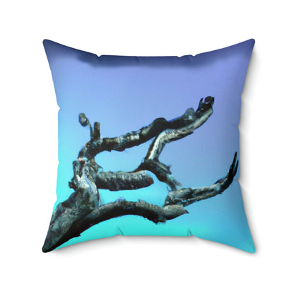 "Alone Against the Storm" - The Alien Square Pillow