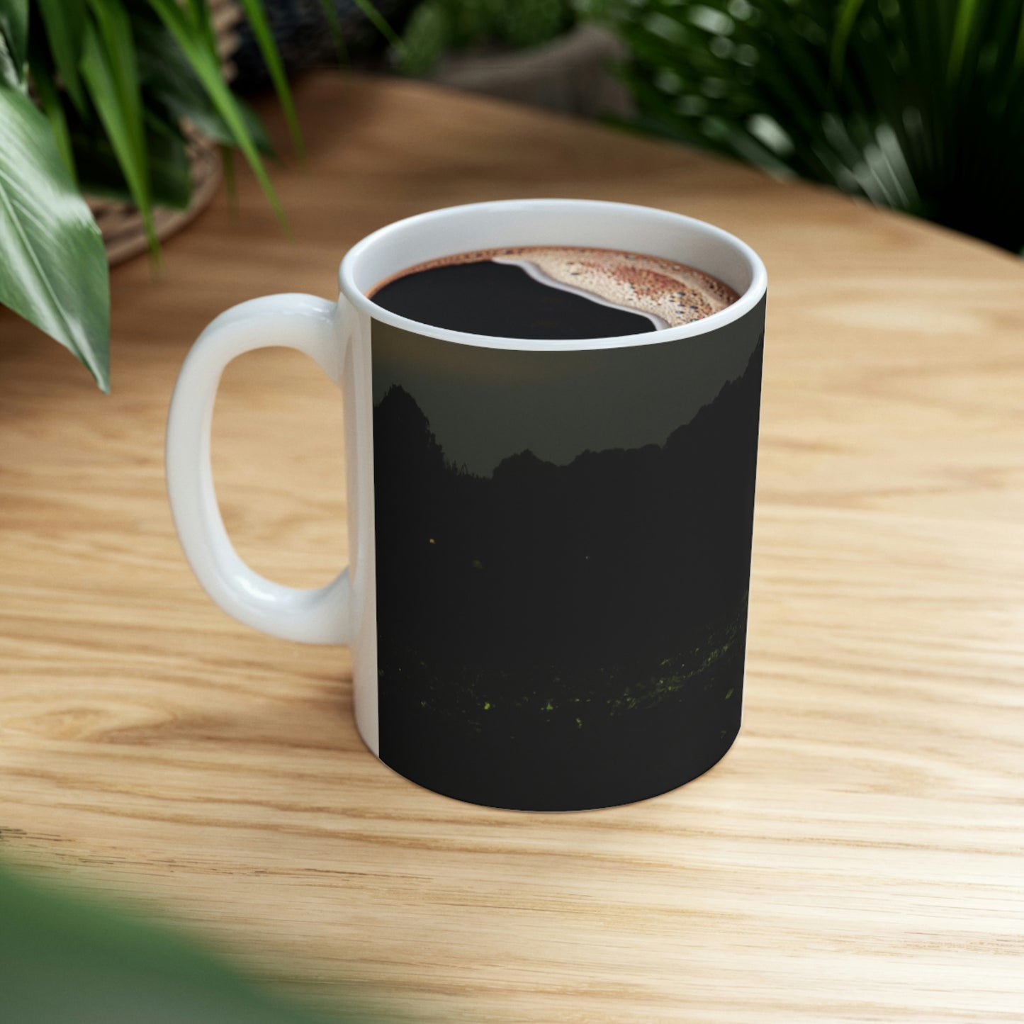 "A Thousand Fireflies in the Night Sky" - The Alien Ceramic Mug 11 oz