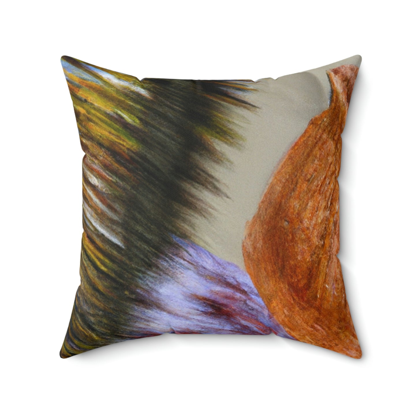 "Autumn Picnic in the Forest" - The Alien Square Pillow