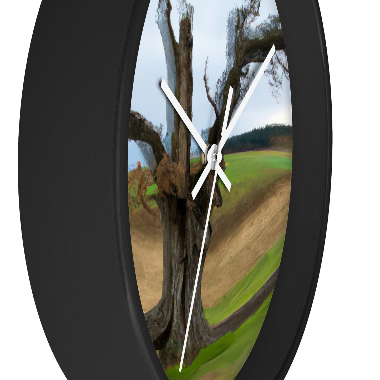 "A Shadow in the Meadow: The Last Standing Tree" - The Alien Wall Clock