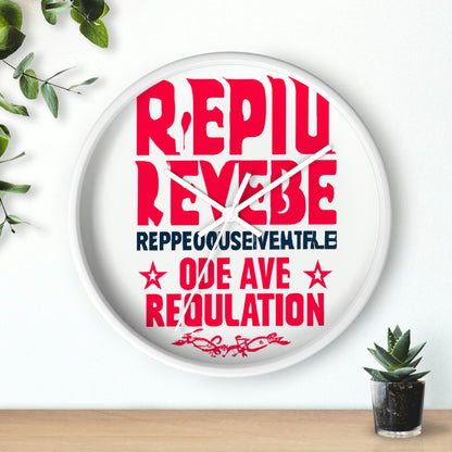 "Rising Up: The Rebellion That Overthrew Oppression" - Die Alien-Wanduhr