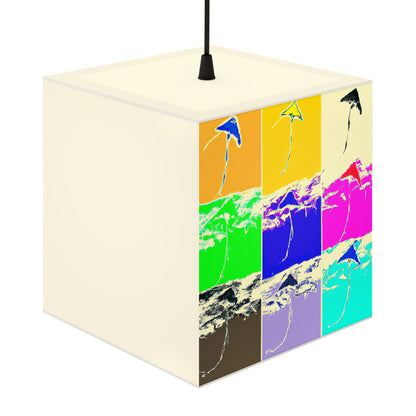 "Kites Aflutter in the Vibrant Sky" - The Alien Light Cube Lamp