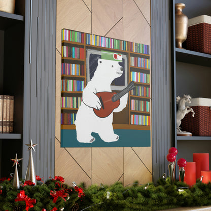 "The Banjo Bear of the Library" - The Alien Canva