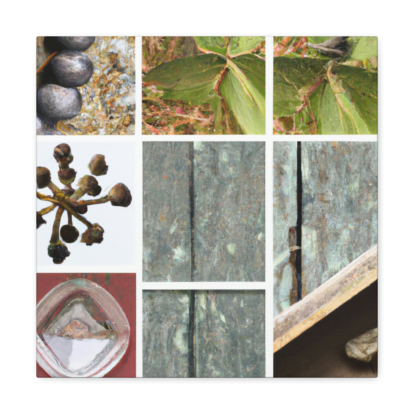 "Nature's Treasures: Celebrating the Beauty of Everyday Objects" - Canvas