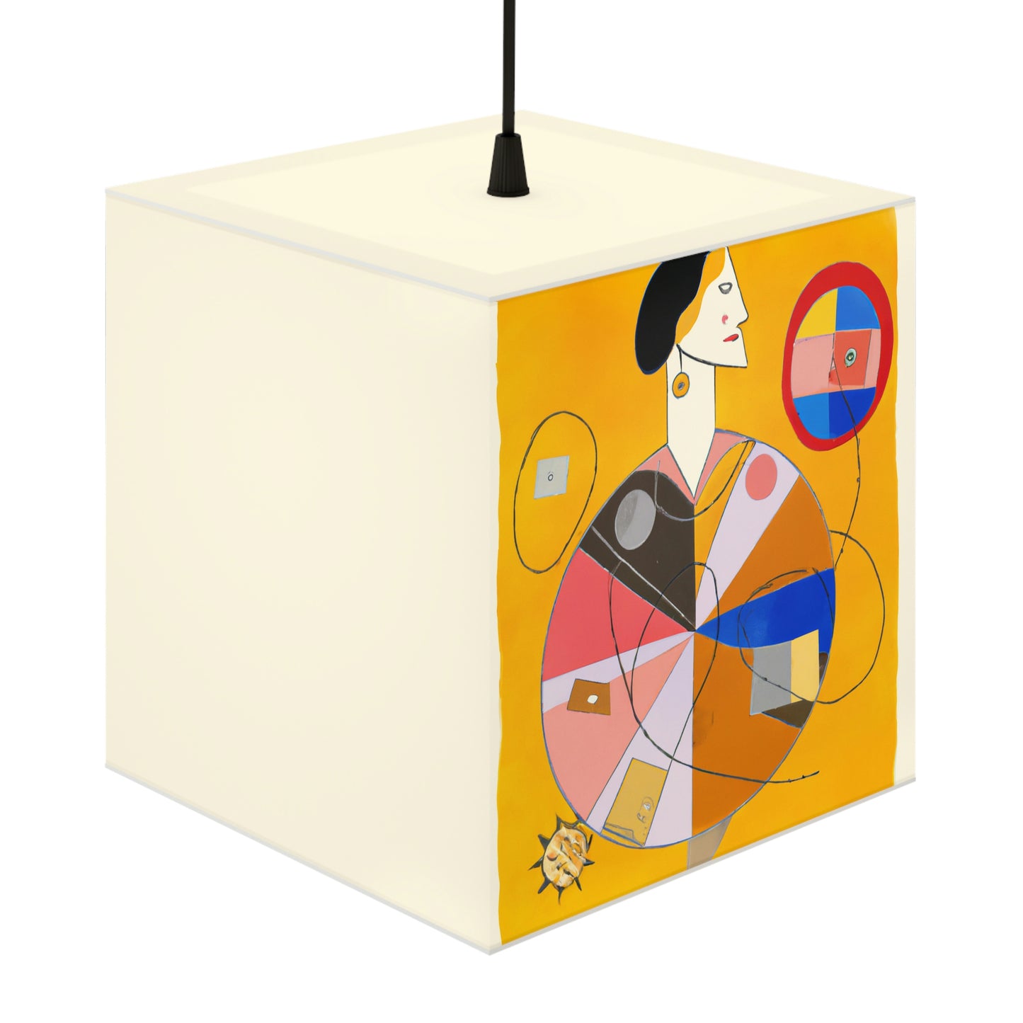 threatened by a natural disaster

"A Town Under Siege: The Difficult Choices of a Young Hero". - The Alien Light Cube Lamp