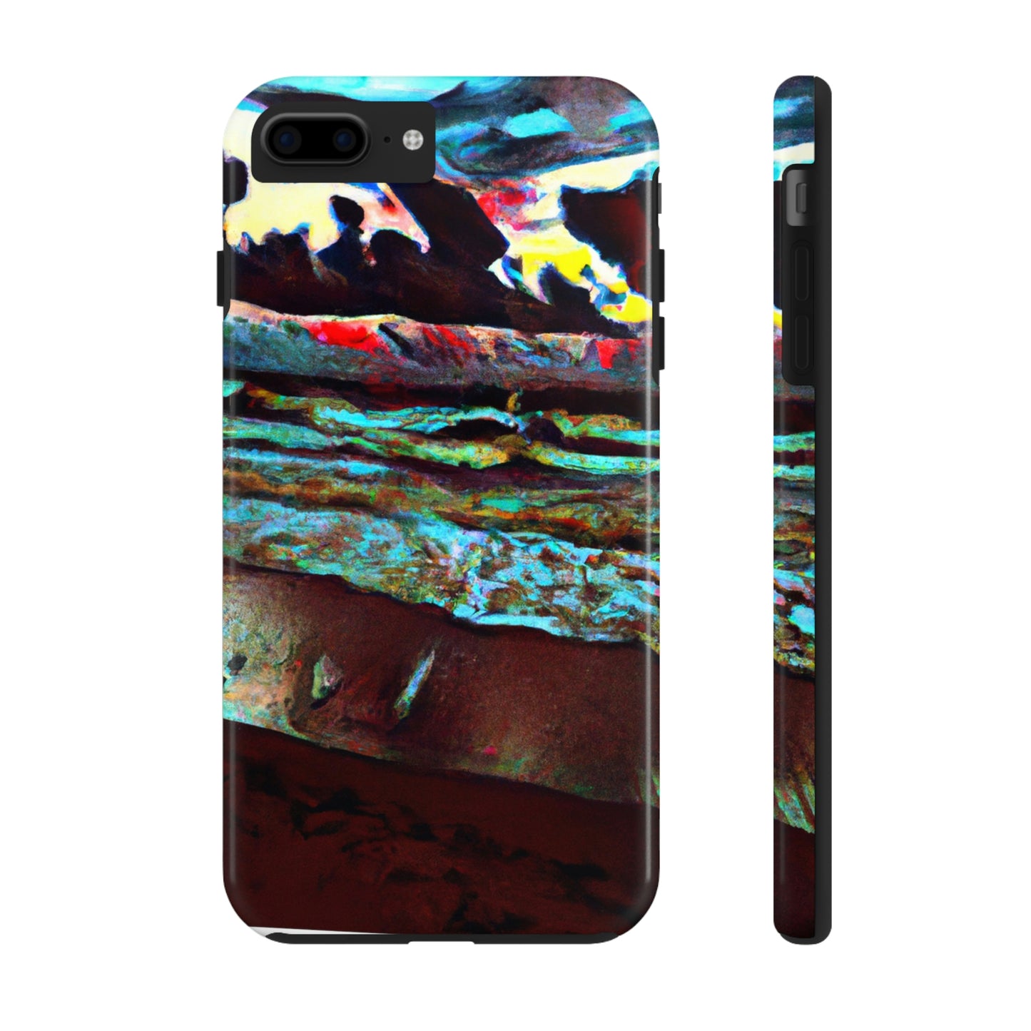 "Dusk at Sea: A Tempestuous Gathering" - The Alien Tough Phone Cases