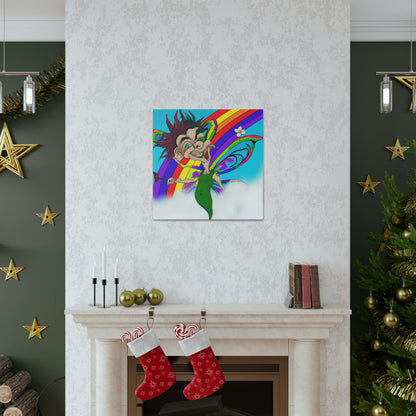 Rainbow Mischief Fairy - Die Alien-Canva