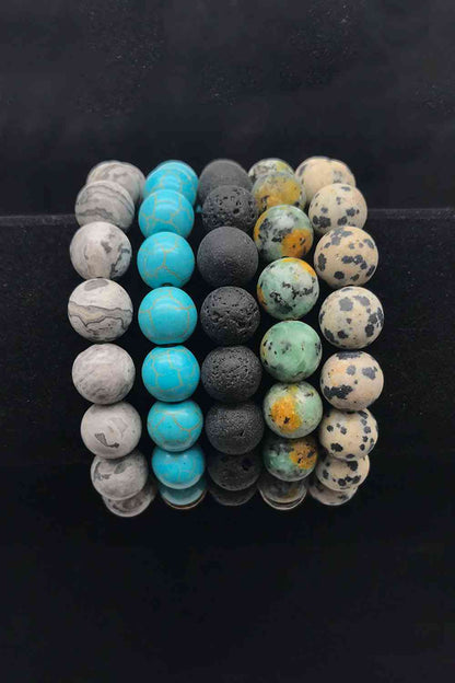 Pulsera de cuentas de piedra natural