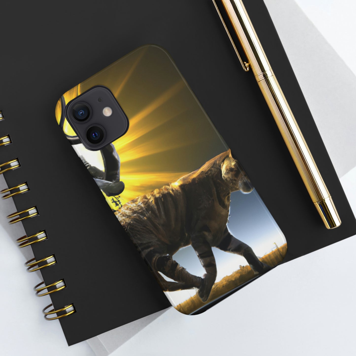 "A Purrfect Sunbeam Moment" - The Alien Tough Phone Cases