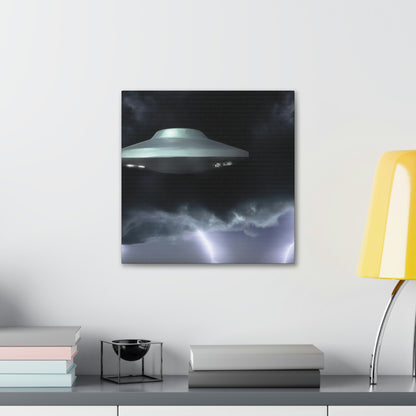 "Stormy Encounter" - The Alien Canva