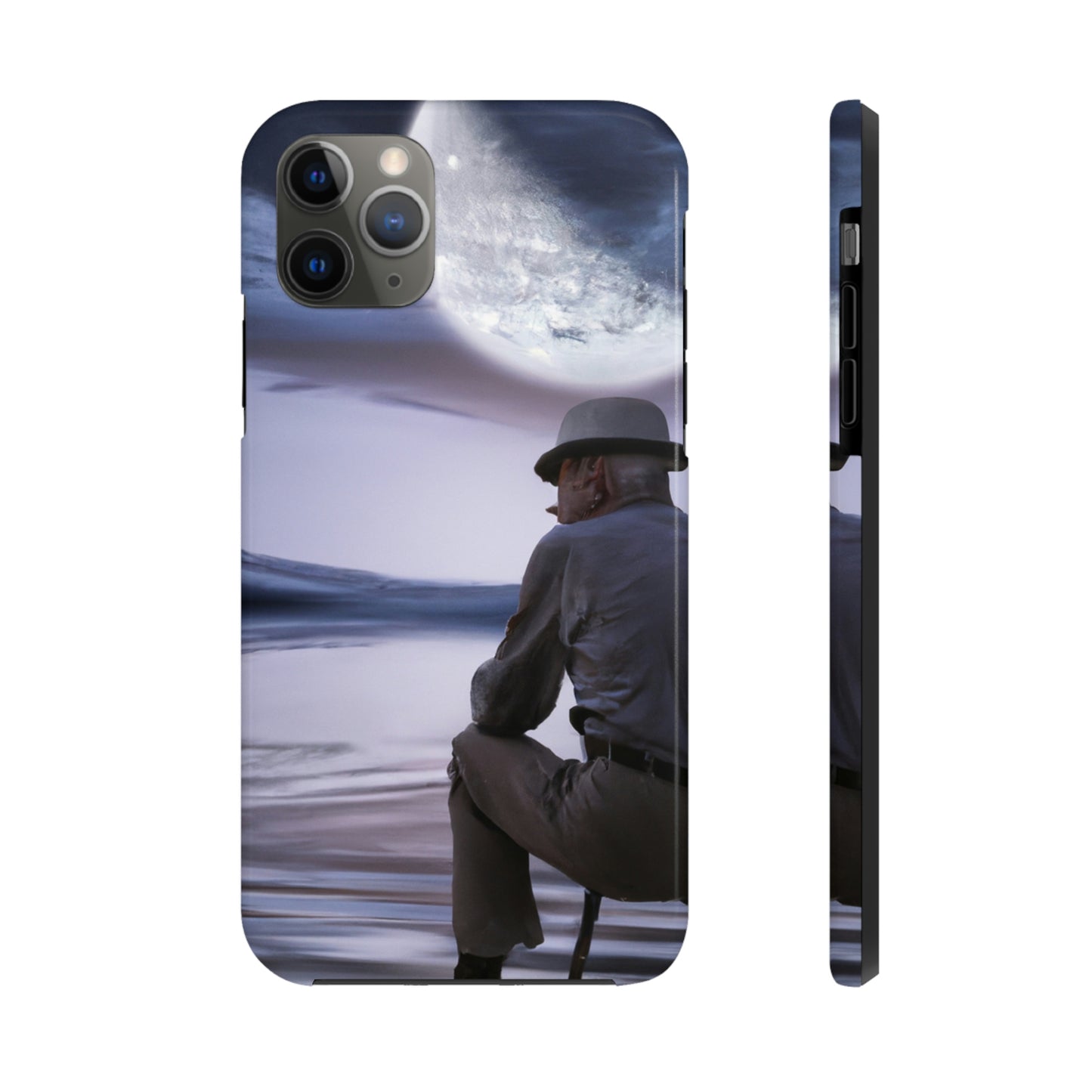 Moonlight Reflections on a Quiet Lake - The Alien Tough Phone Cases