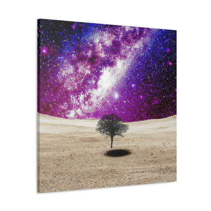 "Árbol solitario de polvo de estrellas" - The Alien Canva