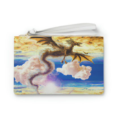 "A Heavenly Blaze with a Mystic Dragon" - Die Alien Clutch Bag