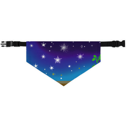 "A Celestial Garden of Colour" - Das Alien Pet Bandana Halsband