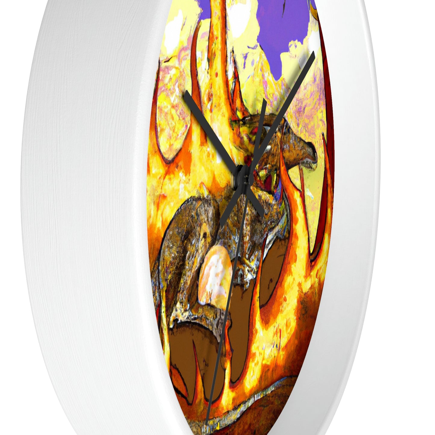 "A Slumbering Dragon in an Infernal Embrace" - The Alien Wall Clock