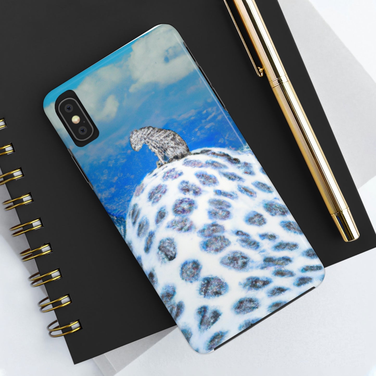 "Perca solitaria del leopardo de las nieves" - Las fundas para teléfonos Alien Tough