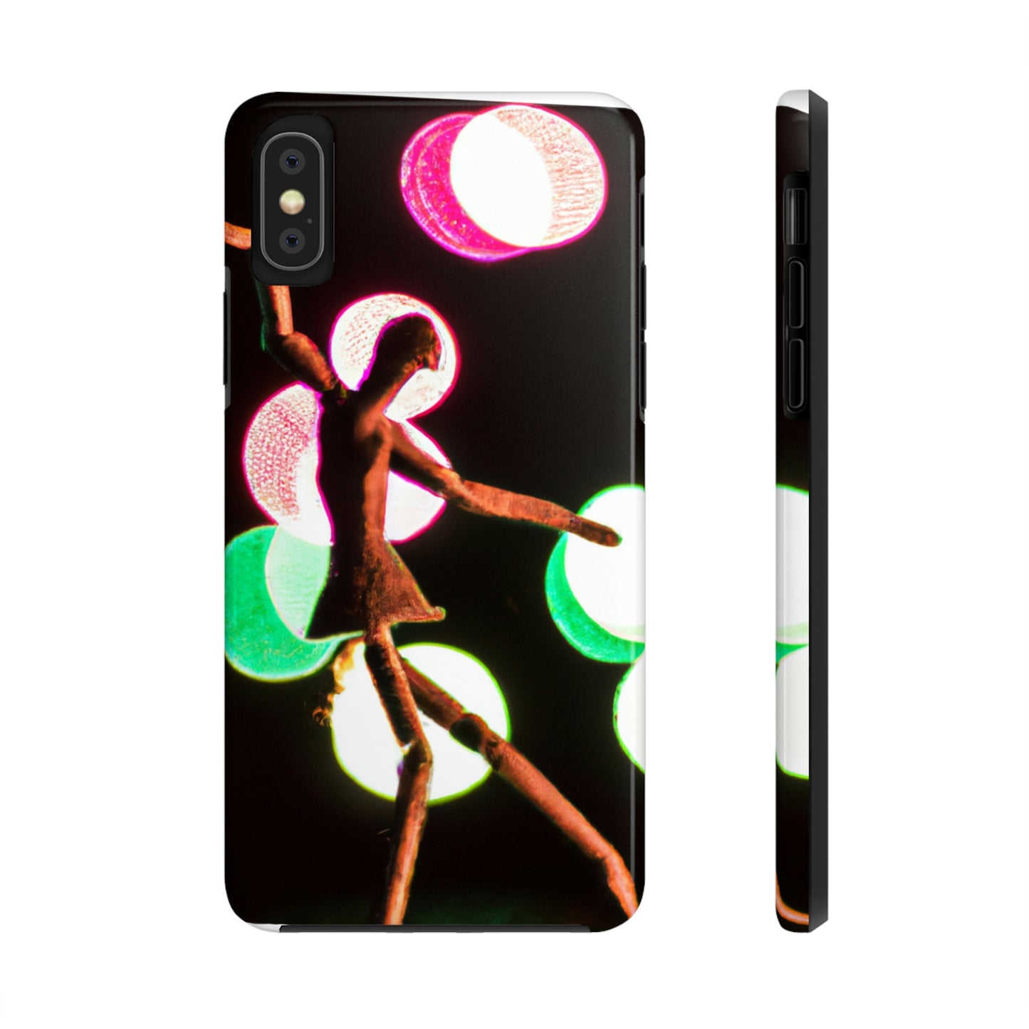 "Dancing in a Starry Shower". - The Alien Tough Phone Cases