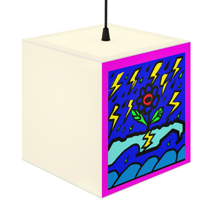 "A Bold Bloom Amidst the Storm" - The Alien Light Cube Lamp