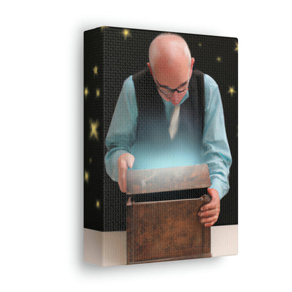 The Magic Box of the Elderly Man - The Alien Canva