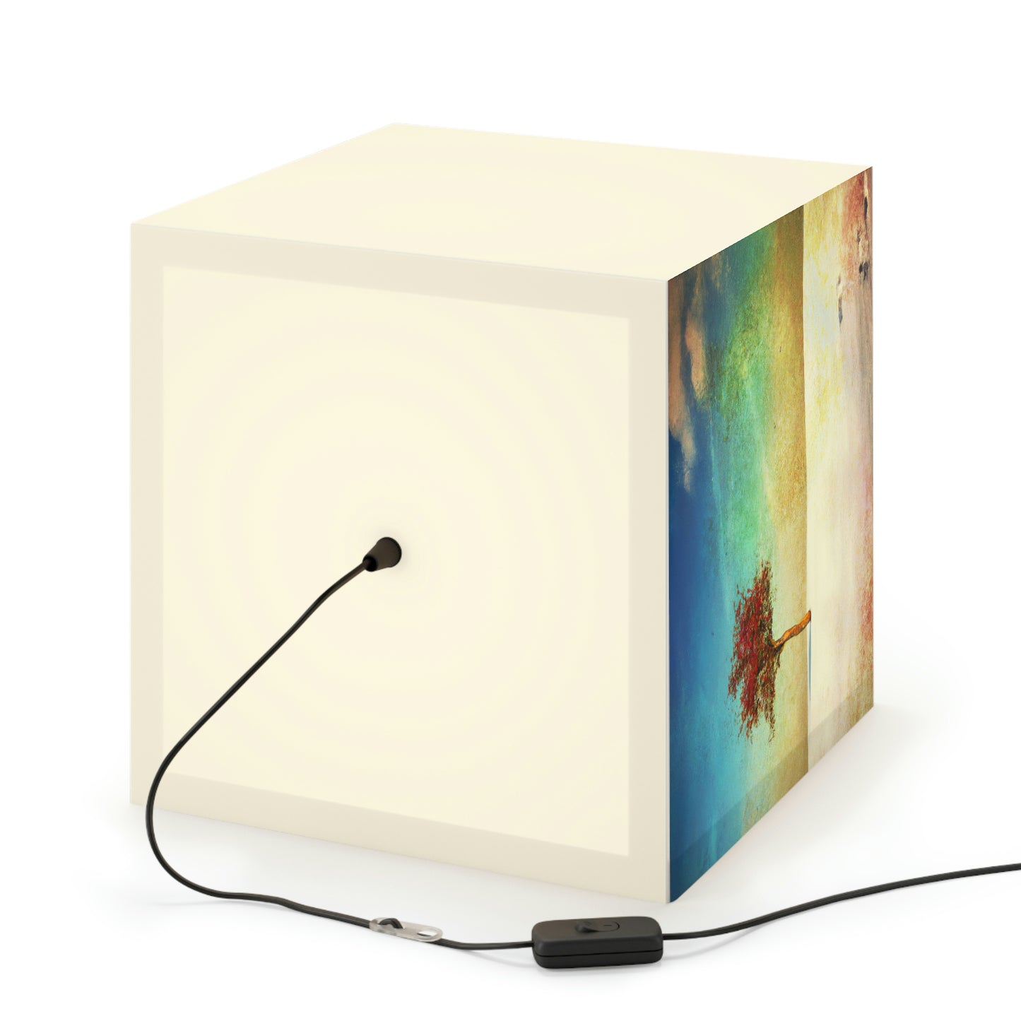 "Alone in the Snowy Meadow" - The Alien Light Cube Lamp