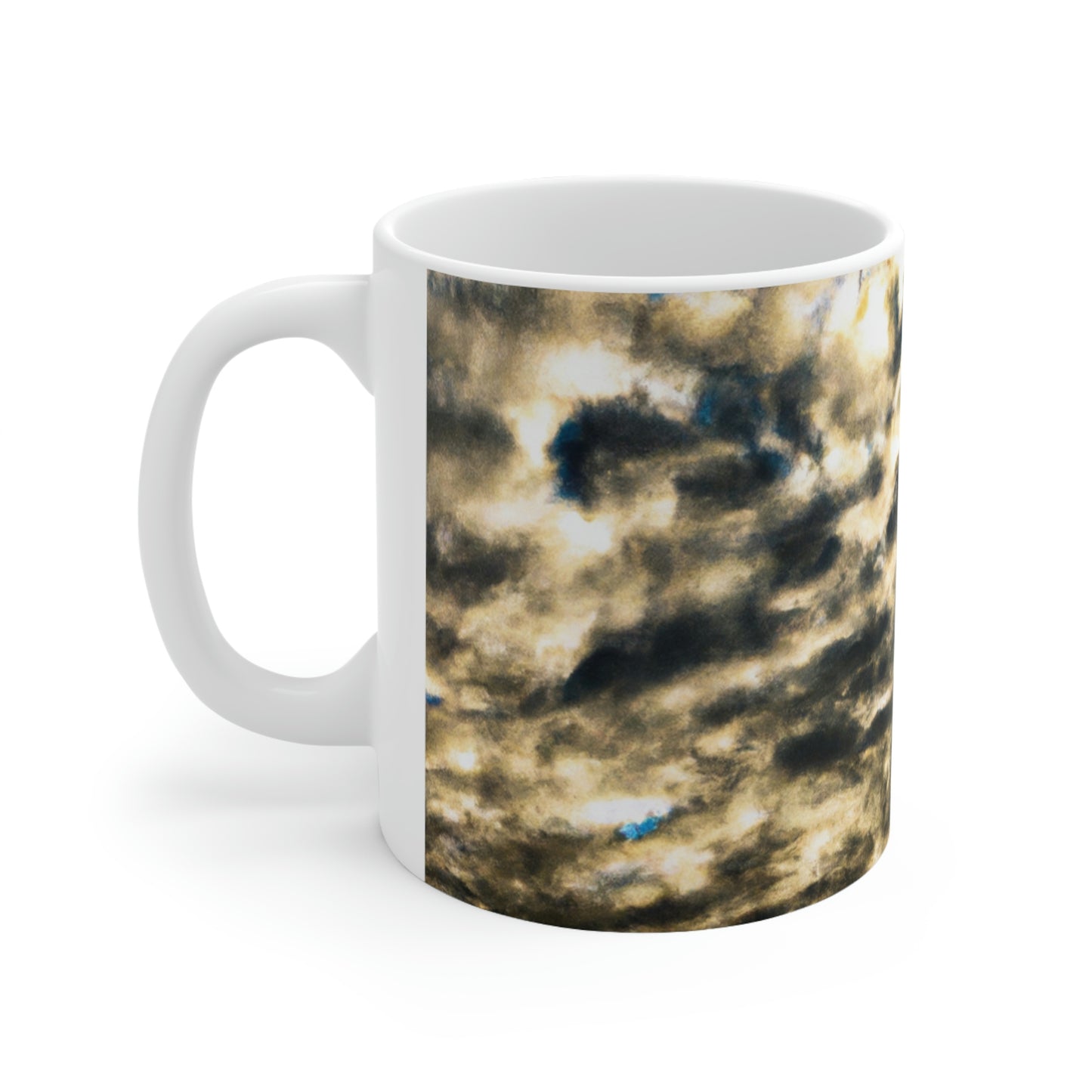 "Un reflejo de Celestial Mirage". - La Taza de Cerámica Alienígena 11 oz