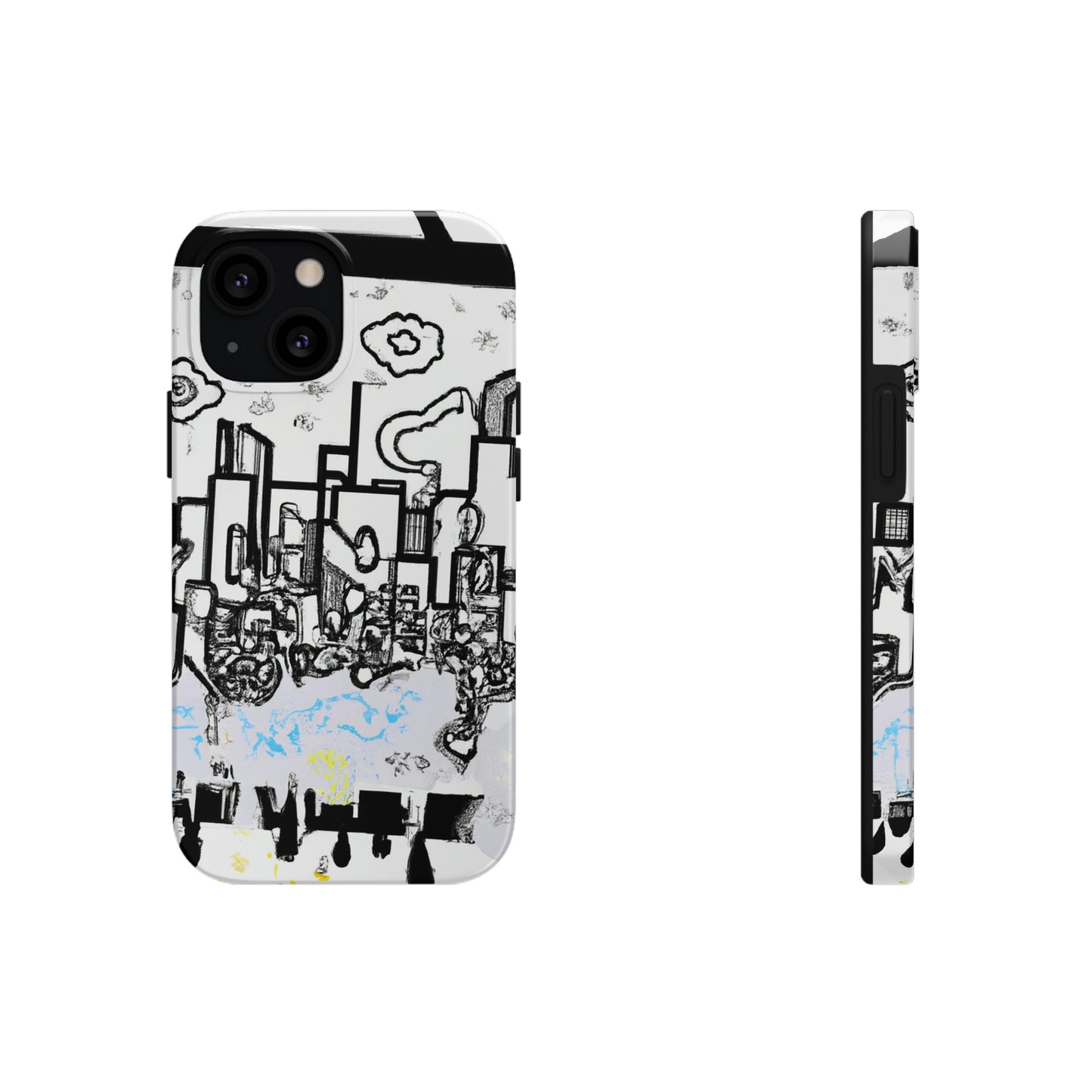 "Ghostly Haze: The Forgotten City". - The Alien Tough Phone Cases