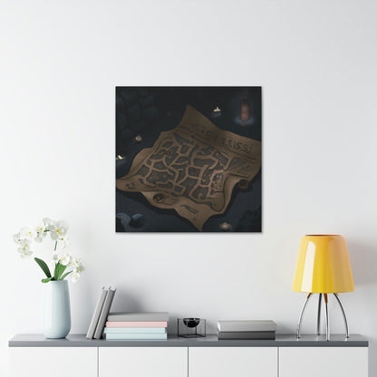 "Das Geheimnis des Puzzles der Karte" - The Alien Canva