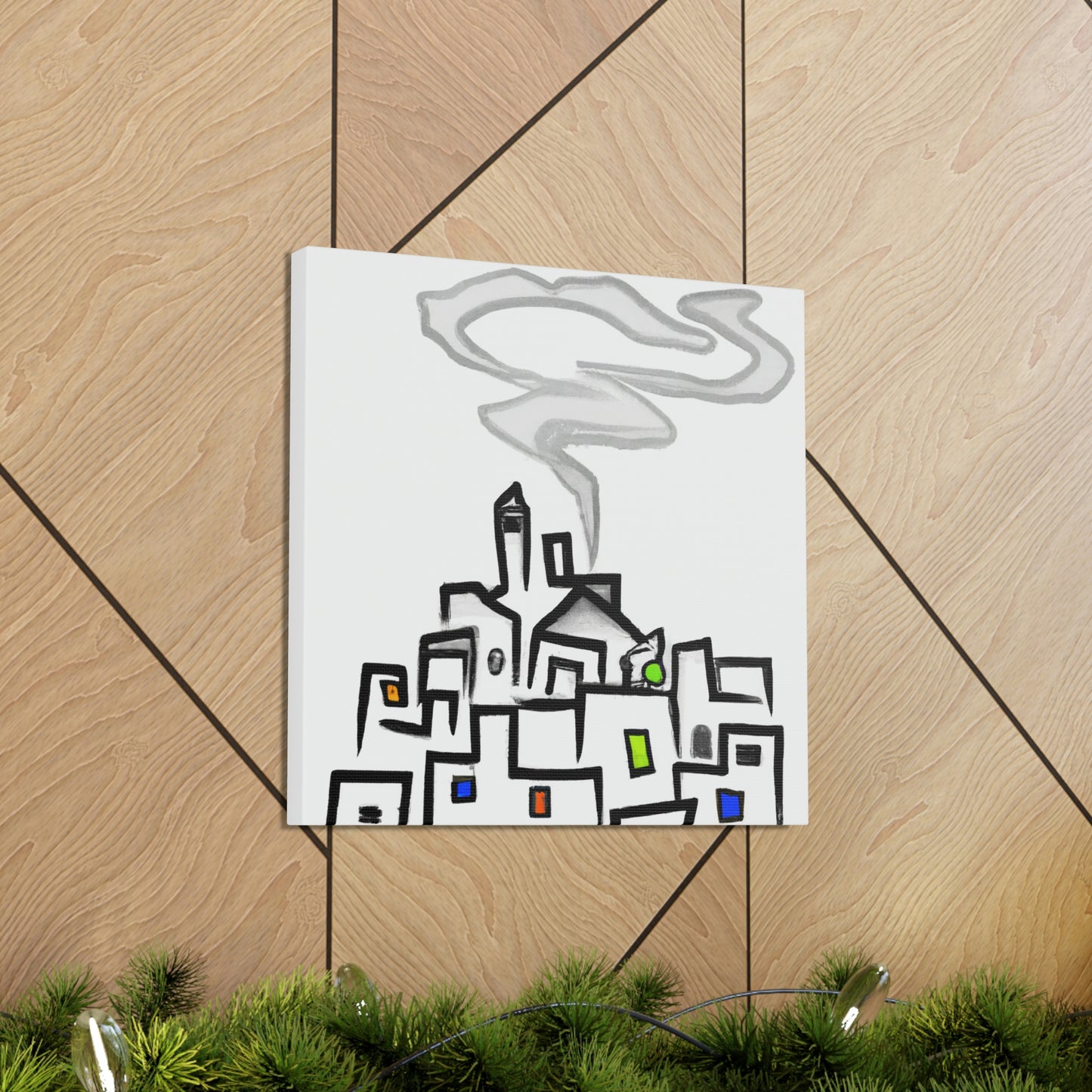 The City In The Mist - The Alien Canva