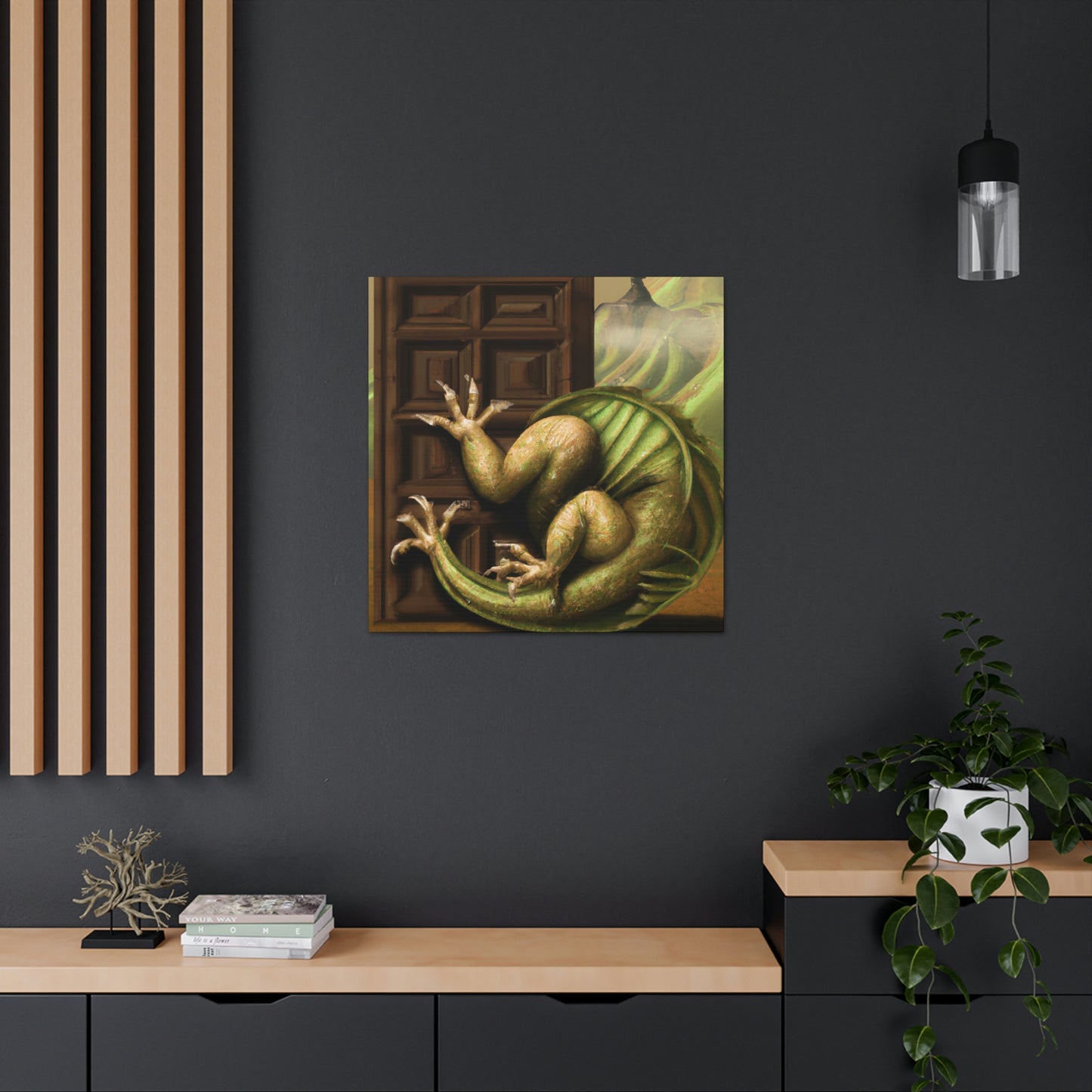 Guardian of the Hidden Door: The Slumbering Dragon - The Alien Canva