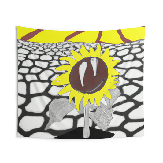 "A Sunflower Withering on a Parched Field" - The Alien Wall Tapestries