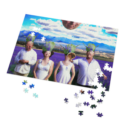 "Lavender Family Reunion: A Blooming Celebration" - The Alien Jigsaw Puzzle