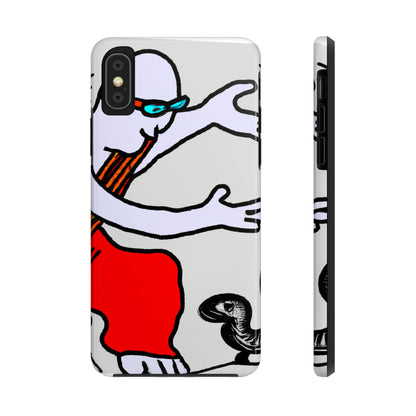 "A Blind Monk's Gentle Embrace of a Lost Dragonling" - The Alien Tough Phone Cases