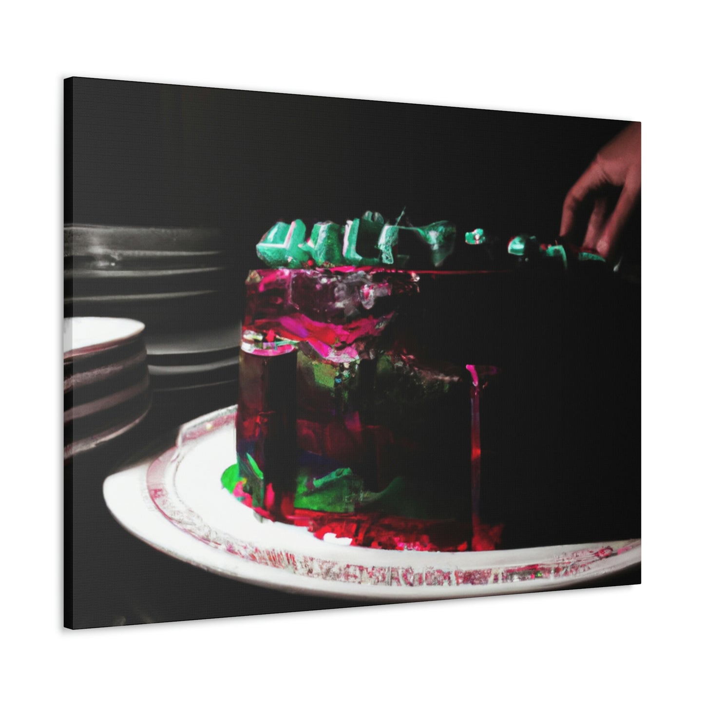 Mysterious Cake Creation - The Alien Canva