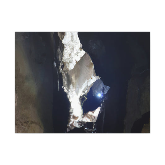 "Daring Descent into the Unknown: An Adventure into the Mysterious Cave" - The Alien Canva