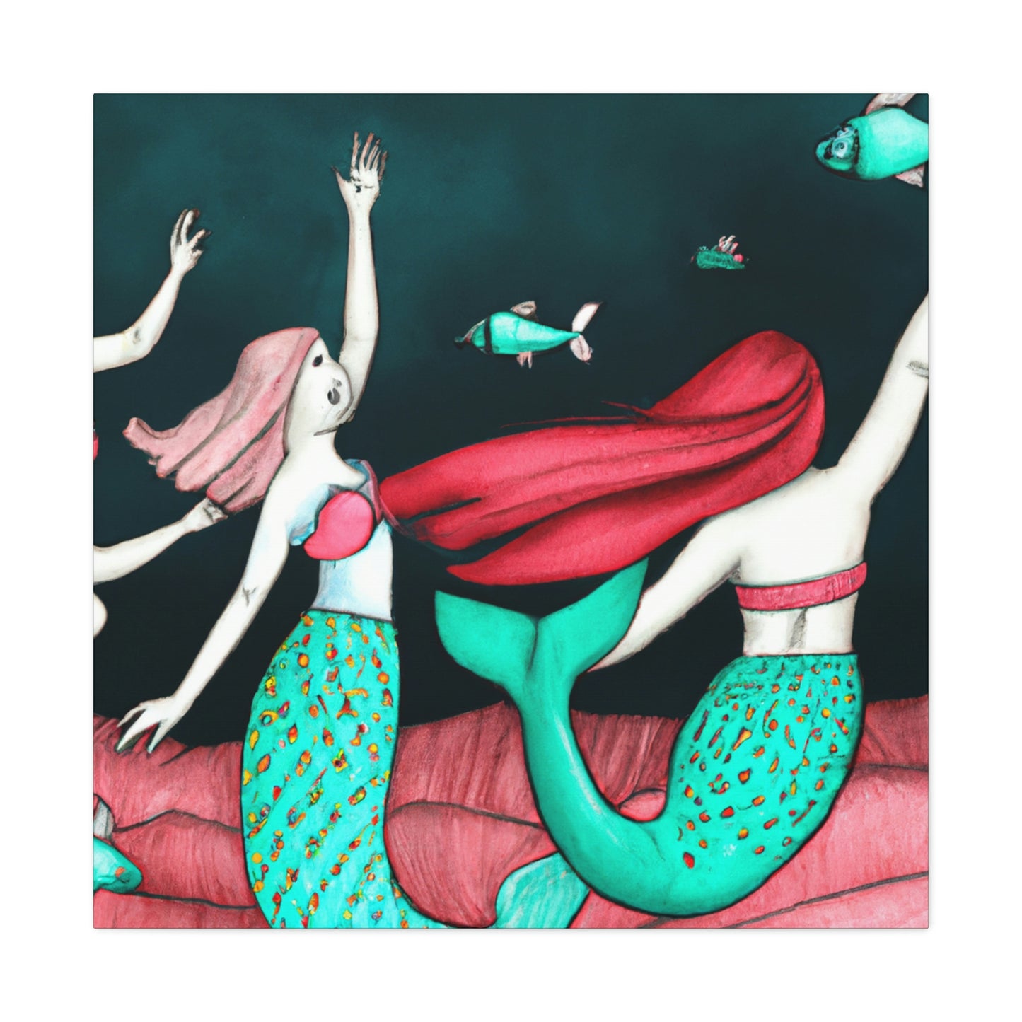 "Mermaids at Sea: The Battle to Preserve Their Home." - The Alien Canva