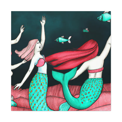 "Mermaids at Sea: The Battle to Preserve Their Home." - The Alien Canva