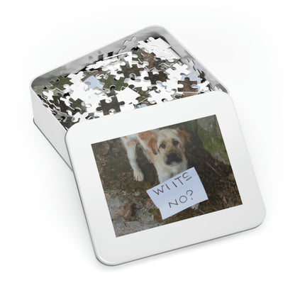 "A Heartbreaking Search: The Lost Dog's Plea for Reunion" - The Alien Jigsaw Puzzle