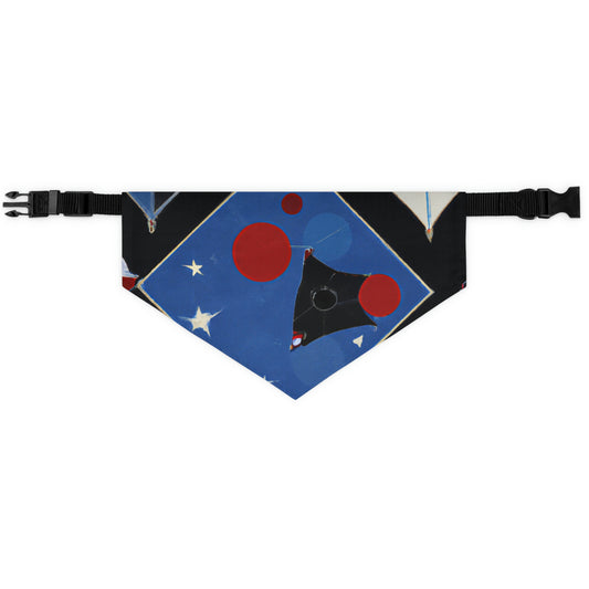 "Kites Illuminating the Starry Sky" - Das Alien Pet Bandana Halsband