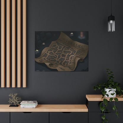 "The Secret of the Map's Puzzle" - The Alien Canva