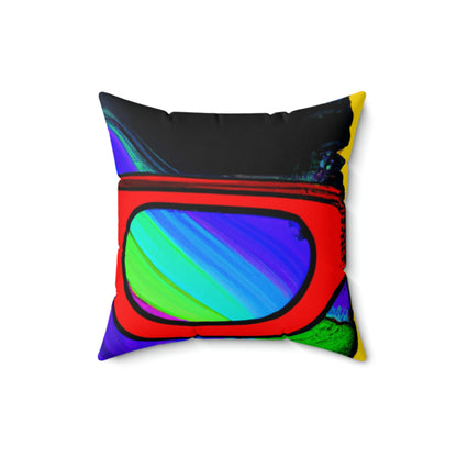 "Coole Katze mit Sonnenbrille" - Das Alien Square Pillow