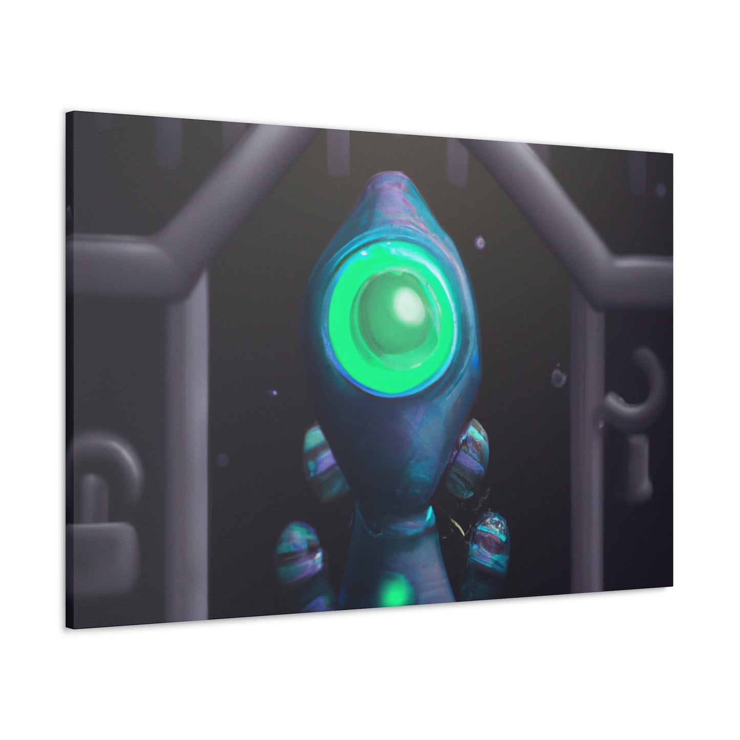 "The Secret Portal Guardian" - The Alien Canva