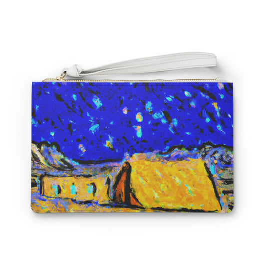 "Enchanted Sands of the Night Sky" - Die Alien Clutch Bag